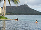 Swimming at Waikiki Beach